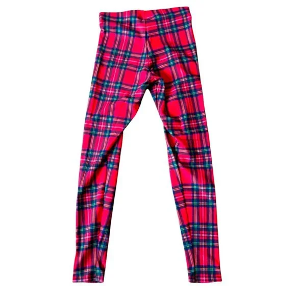 Black Milk Red Tartan Leggings Size Medium - Picture 8 of 8